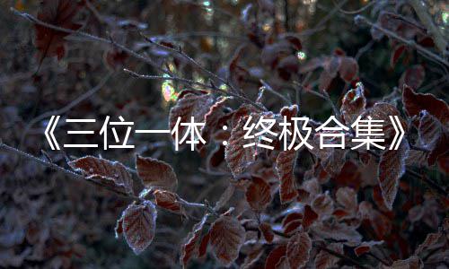 部作宣品合体体终极公布三 四合集传片位一