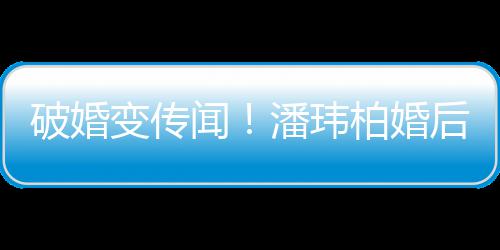 变传柏婚破婚潘玮婆一同工甜蜜作显后疑闻带老