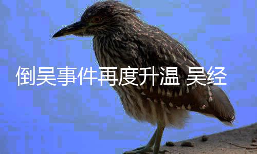 求再度组委职要事件升温会辞 吴倒吴经国拒绝