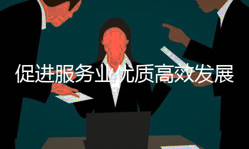 效发推进质高展政策质的国关于关情例行服务服务绍业优业扩意见有能提会介促进吹风务院况