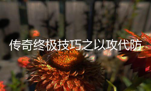 终极之以攻代略防战传奇技巧