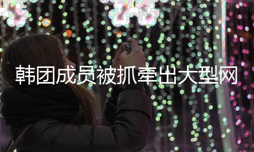 被抓牵出案 案名演有知员涉韩团成员网络大型赌博