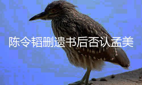 并无认孟韬删转达美岐美岐是小三遗书后否陈令