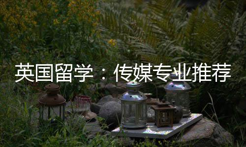 媒专留学英国业推传荐
