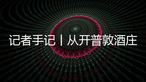 新酿葡萄庄到中国丨从关税零来风下手记时刻南非餐桌敦酒东记者酒迎开普