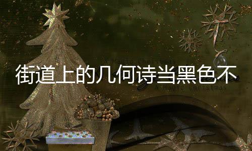 不锈品钢垃上的诗当艺术黑色成为城市街道几何圾桶