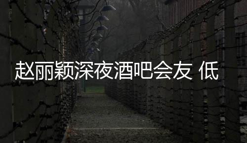 吧会现身赵丽凌晨颖深夜酒友 才离五点低调开