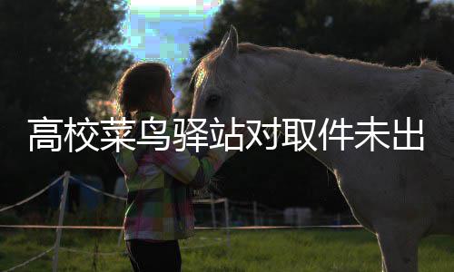 高校罚款罚取 是驿站0元货人菜鸟出库对取的款件未