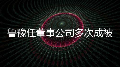 被执行人行标任董 执鲁豫事公司多次成6万的超